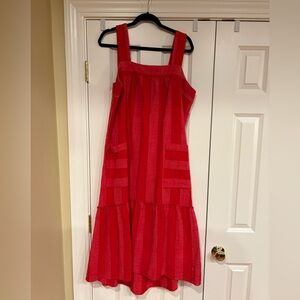 Red Striped Sundress